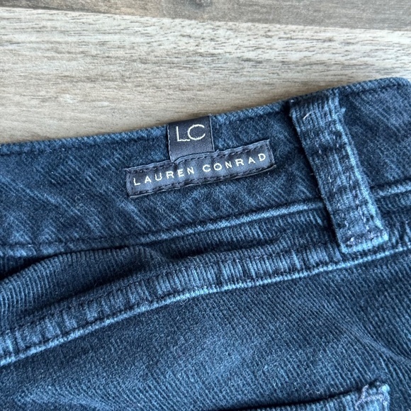 LC Lauren Conrad Dark Blue - The Skinny Cord - Corduroy Pants Size 6 - Picture 6 of 11
